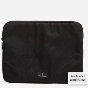 Vera Bradley Laptop Sleeve Solid Black Pattern